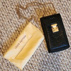 LVee Black Monogram Crossbody Bag